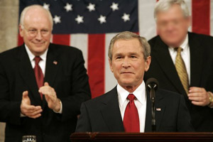 G.W Bush et D.Cheney, 2005 - Domaine public